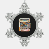 Restanten zijn voor de klassieke basisreiniging tin sneeuwvlok ornament (Voorkant)