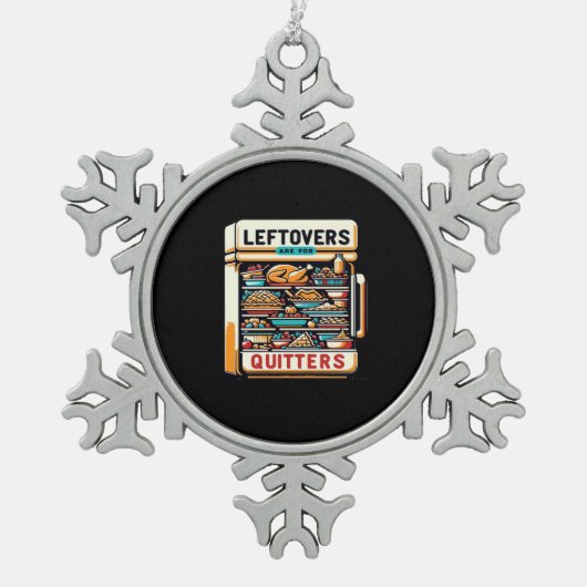 Restanten zijn voor de klassieke basisreiniging tin sneeuwvlok ornament (Voorkant)