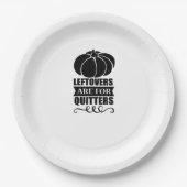 Restanten zijn voor de klassieke grappige retro papieren bordje (Voorkant)