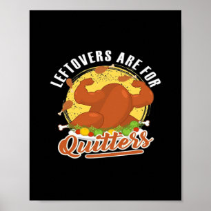 Restanten zijn voor de klassieke grappige retro poster