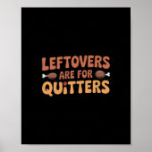 Restanten zijn voor Quitters Funny Thanksgiving De Poster (Voorkant)
