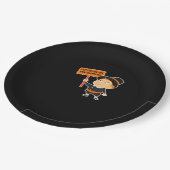 Restanten zijn voor Quitters Thanksgiving Classic  Papieren Bordje (Gekanteld)