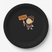 Restanten zijn voor Quitters Thanksgiving Classic  Papieren Bordje (Voorkant)