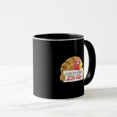 Restanten zijn voor Quitters Thanksgiving Fun Clas Mok (Voorkant rechts)