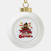 Restanten zijn voor Quitters - Thanksgiving Funny  Keramische Bal Ornament (Voorkant)