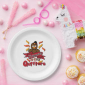 Restanten zijn voor Quitters - Thanksgiving Funny  Papieren Bordje (Feest)