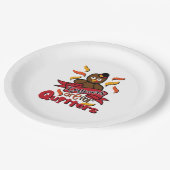 Restanten zijn voor Quitters - Thanksgiving Funny  Papieren Bordje (Gekanteld)