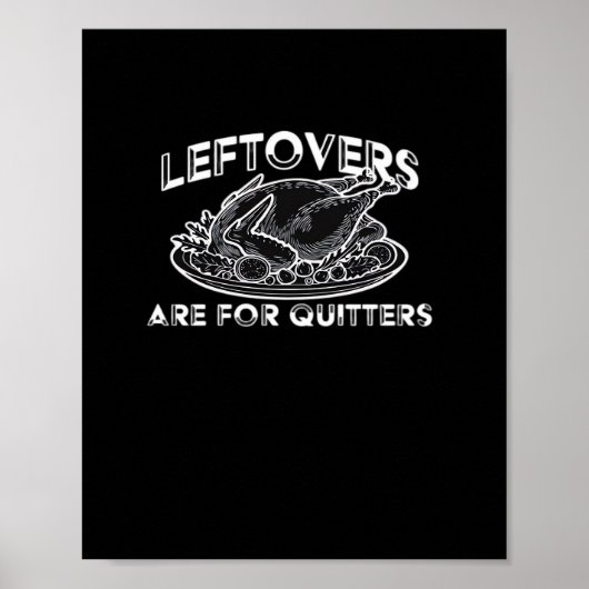 Restanten zijn voor Quitters - Thanksgiving Poster (Voorkant)