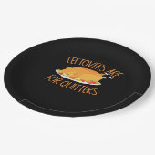 Restanten zijn voor Quitters - Thanksgiving Turkij Papieren Bordje (Gekanteld)