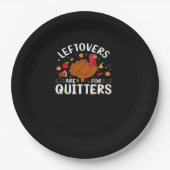 Restanten zijn voor stoppers cool minimaal papieren bordje (Voorkant)