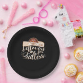 Restanten zijn voor stoppers, grappige Thanksgivin Papieren Bordje (Feest)