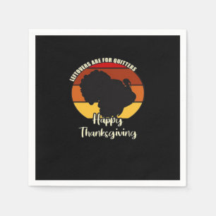 Restanten zijn voor uitters - Happy Thanksgiving Servet