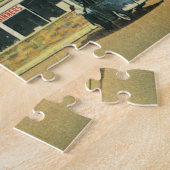  restaurant, 50-plussers rijden in de tandheelkund legpuzzel (Zijkant)