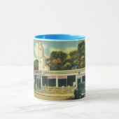  restaurant, 50-plussers rijden in de tandheelkund mok (Midden)