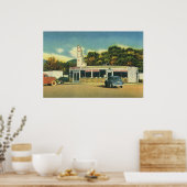  restaurant, 50-plussers rijden in de tandheelkund poster (Keuken)