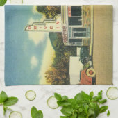  restaurant, 50-plussers rijden in de tandheelkund theedoek (Gevouwen)