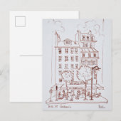 Restaurant aan de Boulevard | Saint-Germain, Parij Briefkaart (Voorkant / Achterkant)