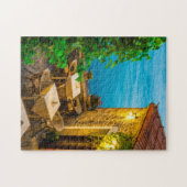 Restaurant aan zee legpuzzel (Horizontaal)