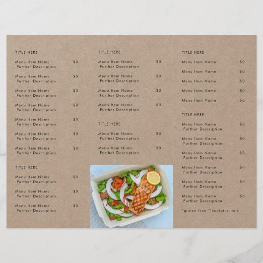 Restaurant Afhaalmaaltijden | Rustieke Kraft Afhaa (Achterkant)