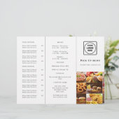 Restaurant Afhaalontwerp | Modern Foto Branding (Staand voorkant)