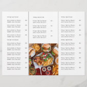 Restaurant Afhaalontwerp | Moderne foto branding (Achterkant)