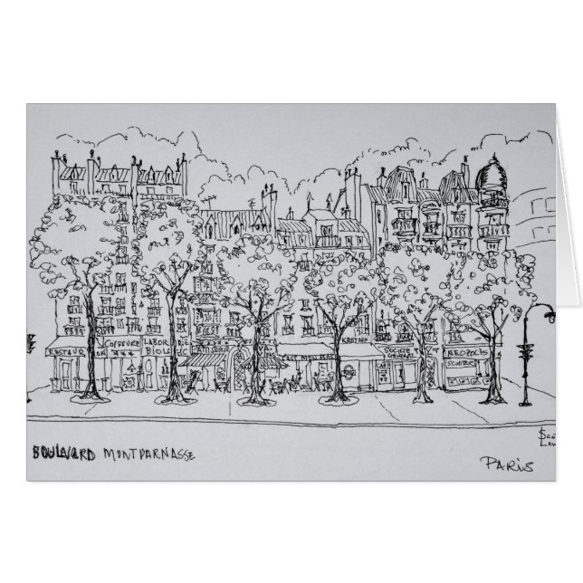 Restaurant Boulevard Montparnasse | Parijs, Frankr (Voorkant Horizontaal)