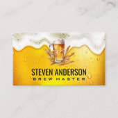 Restaurant Brouwerij | Bier Schuim Visitekaartje (Voorkant)
