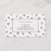 restaurant Business Card Template! Visitekaartje (Achterkant)