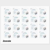 Restaurant Business Seafood Custom Product Label (Vel)