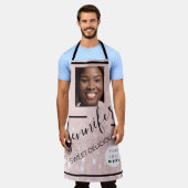 Restaurant Cakes Street Food Foto Logo Glitter Schort (Gedragen)