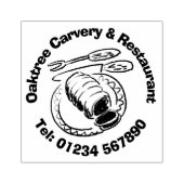 Restaurant & Carvery Business. Rubberstempel (Afrduk)