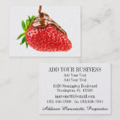 Restaurant / Cateraar / Aardbei Visitekaartje (Voorkant / Achterkant)