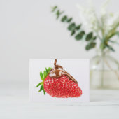 Restaurant / Cateraar / Aardbei Visitekaartje (Staand voorkant)