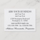 Restaurant / Cateraar / Aardbei Visitekaartje (Achterkant)