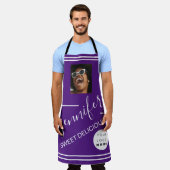 Restaurant Catering Foto Logo Coffee Shop Paars Schort (Gedragen)