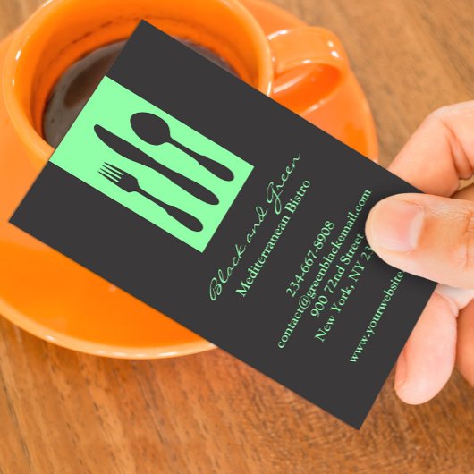 Restaurant Chef Catering Visitekaartje