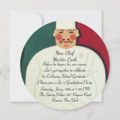 RESTAURANT CHEF COOKING CULINARY GRADUATION PARTIJ KAART (Achterkant)