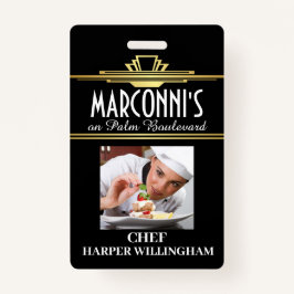 Restaurant Chef Lanyard Badge