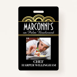 Restaurant Chef Lanyard Badge