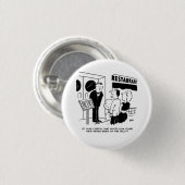 Restaurant Chef Niet op TV Funny Button Badge (Voorkant /achterkant)