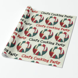 RESTAURANT CHEF'S COOKING PARTY Culinary Cadeaupapier