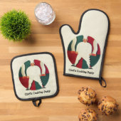 RESTAURANT CHEF'S COOKING PARTY Culinary Ovenwant & Pannenlap Set (Top down)