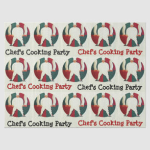 RESTAURANT CHEF'S COOKING PARTY Culinary Tissuepapier