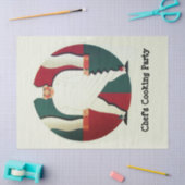 RESTAURANT CHEF'S KOOKFEEST Culinair Weefsel P Tissuepapier (Craft)