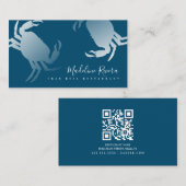 Restaurant Crawfish Diner voor kreeftensachtigen Visitekaartje (Voorkant / Achterkant)