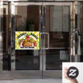 Restaurant Dagelijkse Specialiteiten Raamsticker (Kantoordeur)