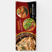 Restaurant Dagspecials Buiten Gepersonaliseerde Ba Spandoek (Verticaal)
