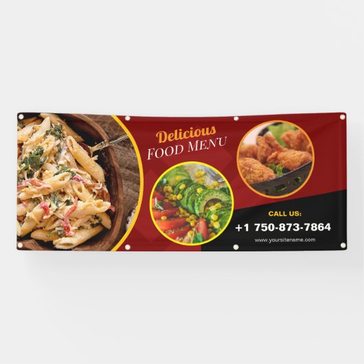 Restaurant Daily Special Outdoor Custom Banner (Horizontaal)