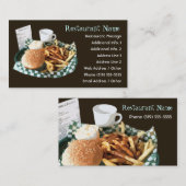 Restaurant/Diner/Cafe Visitekaartjes (Voorkant / Achterkant)