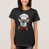 Restaurant Dolphin Chef Kitchen Cook Culinary Cook T-shirt (Voorkant)